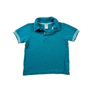 Gymboree Short Sleeve Polo in Turquoise Size 2T Toddler Boy